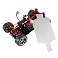 Miniatyrbillede 2 af 5: Til 1/14 14301 14302 14303 RC Bil Rustfrit Stål Base Chassis Armor Opgraderingsdele Tilbehør
