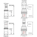 Miniatyrbild 3 av 5: SMA till BNC Kit 2 Set RF-kontaktkit för SDR Ham Radio B