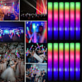 Miniatyrbild 4 av 5: LED Glow Sticks Färgglada RGB Glow Foam Sticks Cheer Tubes