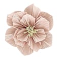 Miniatyrbillede 1 af 5: Kreppapir Blomster DIY Håndlavede Papir Blomster Vægkunst Dekoration til Hjemmefest Bryllup Fødselsdag Light Pink 20cm