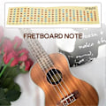 Miniatyrbild 4 av 5: Dekaler för gitarrgreppbräda (Gitarr-Multifärgad)