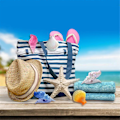 Miniatyrbild 4 av 5: Strandhandduksklämmor för solstolar, Strandhandduksklämmor för poolstolar