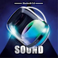 Miniatyrbild 4 av 5: Trådlös Bluetooth Högtalare LED Subwoofer HIFI Ljudkvalitet, A