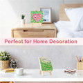 Miniatyrbild 5 av 5: Mini Canvas med Staffli Set 64-pack, 4x4 Tum Konst Canvas Målningskit