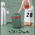 Miniatyrbild 5 av 5: Kaffekopp i rostfritt stål, resemugg, dubbelväggig vakuummugg, svart