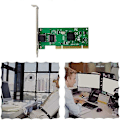 Miniatyrbild 5 av 5: PCI RC82540EM Enkel Elektrisk Port Nätverkskort RJ45 1000Mbps Ethernet Adapter Skrivbordsserver Nätverkskort NIC