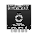 Miniatyrbillede 1 af 5: ZK-HT21 2.1 Kanal TDA7498E Bluetooth Digital Effektforstærker Modul