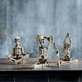 Miniatyrbillede 2 af 5: Harpiks Håndværk Ornamenter Yoga Kranie Karakter Ornament Kranie Harpiks Håndværk Skelet Menneskekrop Boligdekoration