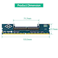 Miniatyrbild 1 av 5: Adapterkort för bärbar DDR5-minne till DDR5-stationär minne
