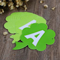 Pikkukuva 2 / 2: 3 metrin St Patrick's Day -bannerit St Patrick's Day -lippu Shamrock-köynnös Shamrock-bannerit