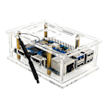 Miniatyrbild 4 av 5: Akrylfodral för OrangePi 5Pro, transparent akrylfodral för OrangePi 5 Pro med kylfläkt