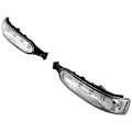Miniatyrbild 1 av 5: Vänster och Höger Sidospegel Indikator LED Blinkers 1638200521 1638200621 för W163 2002-2005 ML Klass