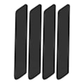 Miniatyrbild 1 av 5: 4/8/10/12/16 st Ladder Carpet Halkskyddsdekaler Halkfri Matttejp Återanvändbara Tvättbara Grippers Tvättbara Matttejper Black 4pcs