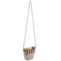 Miniatyrbild 4 av 5: Axelväska Halm Rottingväv Crossbody-väska För Små Flickor (Rosa)