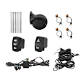 Miniatyrbild 1 av 5: Universell UTV Horn Set med LED Blinkersljus & Strömbrytarrelä för Can Am X3