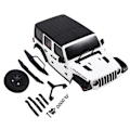 Pikkukuva 3 / 5: Mini Z -korisarja 1/24 Axial SCX24 RC-auton osille, valkoinen