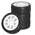 Miniatyrbild 1 av 5: 4st 68mm 1/10 RC Racing Bildäck för -TT01 TT02 XV01 W180