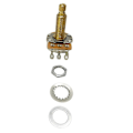 Miniatyrbild 2 av 5: Potentiometer Splined Liten Pot Elgitarr Bas Effektförstärkare Ton Volym 28mm A500K