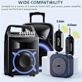 Miniatyrbild 4 av 5: Professionellt trådlöst headset mikrofon sändare mikrofon för röst radiosystem gitarr undervisning fitness gaming