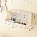 Miniatyrbild 2 av 5: Stor Kapacitet Chopstick Förvaringslåda - Väggmonterad, Dränerbar, Dammtät med Lock, Idealisk för Besticksorganisation