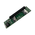 Pikkukuva 3 / 5: PCIe 5.0 X16 - MCIO 8i -sovitinkortti, 2-porttinen SFF8654 X8 - PCIe X16 -paikkainen nousukortti PCIe 5.0
