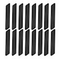 Miniatyrbild 1 av 5: 4/8/10/12/16 st Ladder Carpet Halkskyddsdekaler Halkfri Matttejp Återanvändbara Tvättbara Grippers Tvättbara Matttejper Black 16pcs