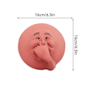 Miniatyrbild 3 av 5: Rolig Badrum Humoristisk Illaluktande Ansikte Väggdekor Harts Toalett Väggkonst Staty för Badrum Sovrum 1 st