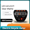 Pikkukuva 2 / 5: Ebike G20 Näyttö 5 Pin+2 Pinniä SM-liitin LED-instrumentti