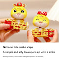 Miniatyrbild 2 av 5: Gåvor Orm Ornament Nyårsorm Gåva Leksak Nytt Zodiak Gåva Ormens År Docka. [Välsignelse]
