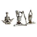 Miniatyrbillede 1 af 5: Harpiks Håndværk Ornamenter Yoga Kranie Karakter Ornament Kranie Harpiks Håndværk Skelet Menneskekrop Boligdekoration