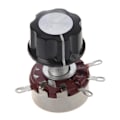 Miniatyrbillede 1 af 4: Udskiftning 6 mm akseldiameter 470K Ohm 2W Potentiometre m/knop