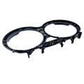 Miniatyrbild 3 av 5: För Avata 2 Solid Plastfodral Anti-kollisionsring Nedre Skydd