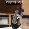 Miniatyrbillede 5 af 5: Automatisk espressokapselmaskine, bærbar USB, sort