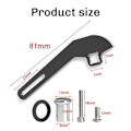 Miniatyrbild 4 av 5: Aluminiumlegering Sändare Ratt Trigger För NB4 NB4+ Svart