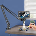 Miniatyrbild 2 av 5: RIEVBCAU Flexibelt Mikroskoparmstativ, Justerbart Metallfäste
