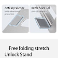 Miniatyrbillede 3 af 5: Laptop Stand Justerbar Foldbar Aluminium Bærbar Høj Kvalitet Computer Stand Egnet til Laptops Op Til 17.3 Tommer