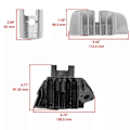 Miniatyrbild 2 av 5: Caltric Cylinderkit för Suzuki JR50 1985-2006 Topplock Renoveringskit