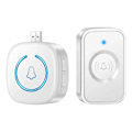 Miniatyrbillede 1 af 5: Smart Home USB Trådløs Dørklokke Vandtæt 60 Ringetoner 5 Lydstyrker, B