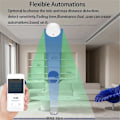 Miniatyrbild 5 av 5: för Hemsäkerhet Tuya Smart Kropp Existerar Sensor 5.8G