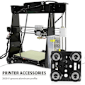 Miniatyrbillede 2 af 5: 3D Printer 2020 Aluminium Profil Remskive V-Slot Byggeportalplade