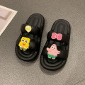 Miniatyrbild 1 av 5: global Hot Rea Hem Tofflor Summer Beach Svampbob black 39-40