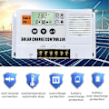 Miniatyrbild 5 av 5: 12/24V 30A PWM Solarladdningsregulator, Solpanelregulator
