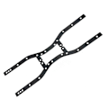 Miniatyrbillede 2 af 5: 2 stk. Metal Chassis Bjælke Side Ramme Chassis til C14 C24