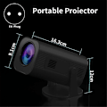 Pikkukuva 4 / 5: 1080P Projektio Android HD Käytännöllinen Monitoimiprojektori EU-pistoke