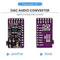 Miniatyrbild 3 av 5: PCM5102 I2S IIS Digital Audio DAC Dekodermodul för