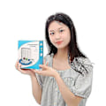 Miniatyrbild 3 av 4: 3 Bollar Andningsövning Lungfunktionsförbättrare Tränare Respiratorisk Spirometri Andningsmätningssystem