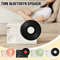 Pikkukuva 3 / 3: Aika Bluetooth-kaiutin Pöytämallinen Retro subwoofer Pyörivä Syntymäpäivälahja Black