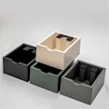 Miniatyrbild 1 av 5: Halkfri Espresso Kaffesump Låda Kaffesump Låda Kaffesump Hink Kaffesump Knock Box Grå