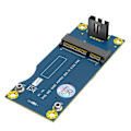 Miniatyrbild 1 av 5: Mini PCI-E till USB 2.0-adapter med SIM-kortplats för WWAN/LTE-modul