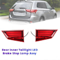 Miniatyrbild 5 av 5: 1 Par Bil Bakre LED Baklykta Assy 8331A179 8331A180 för 2016-2021 Bakre Inre Broms Stopp Baklampa